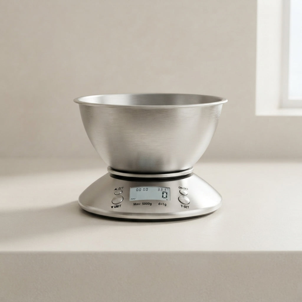Digital Kitchen Scale with Timer, Temperature Sensor, 5 kg - 1
