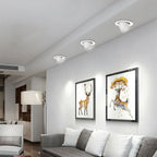 Dimmable LED Recessed Downlight with 360-Degree Rotation – Adjustable Can Lights for Dining and Living Room 2
