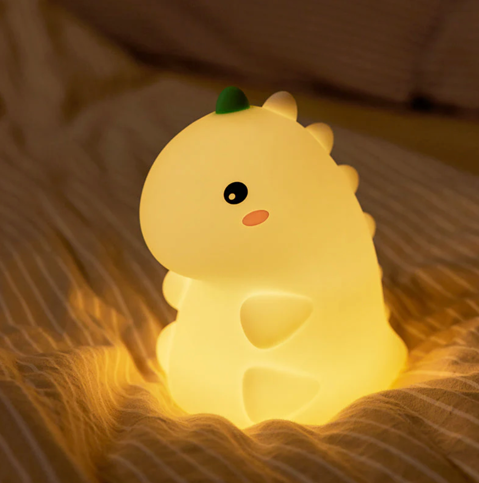 Dinosaur LED Night Light - Soft Silicone Glow for Kids' Rooms 2