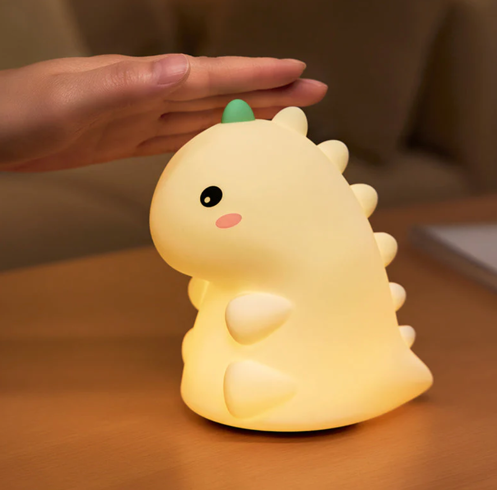 Dinosaur LED Night Light - Soft Silicone Glow for Kids' Rooms 3