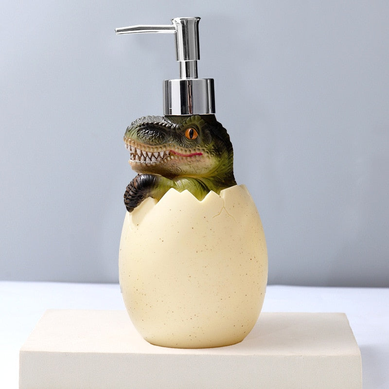 Dinosaur Soap Dispenser - Encourages Handwashing with Fun Design 0