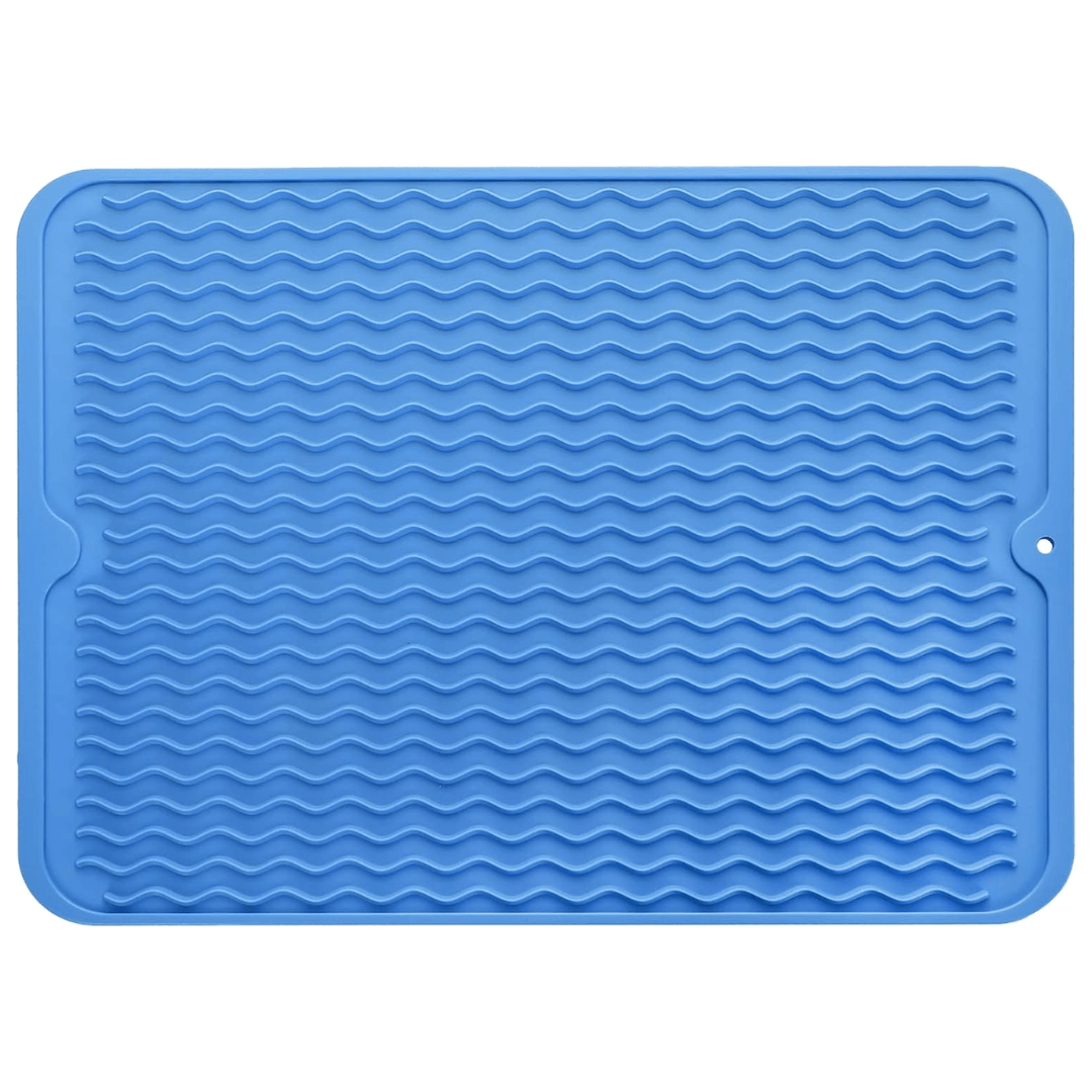 Dish Drying Mat Silicone Heat Resistant Countertop Liner, Eco-Friendly & Heat Resistant 10