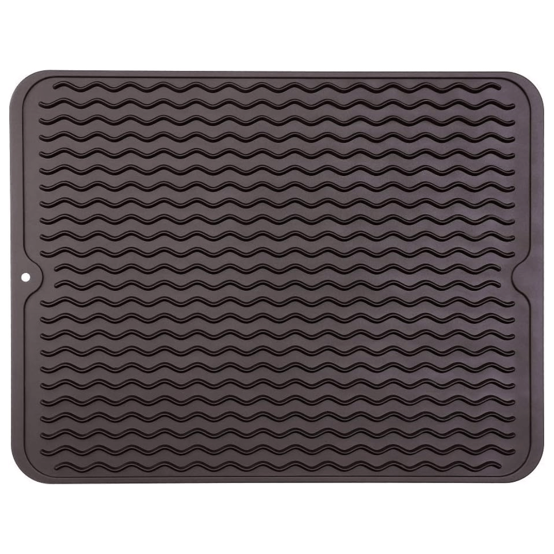 Dish Drying Mat Silicone Heat Resistant Countertop Liner, Eco-Friendly & Heat Resistant 11