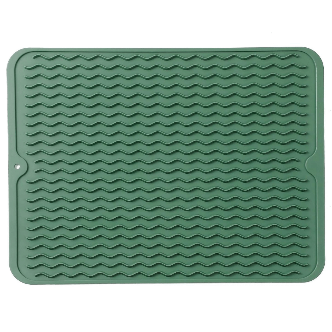 Dish Drying Mat Silicone Heat Resistant Countertop Liner, Eco-Friendly & Heat Resistant 17