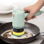 Dishwashing Sprayer - Powerful Jet, Built-In Brush & Soap Dispenser 3