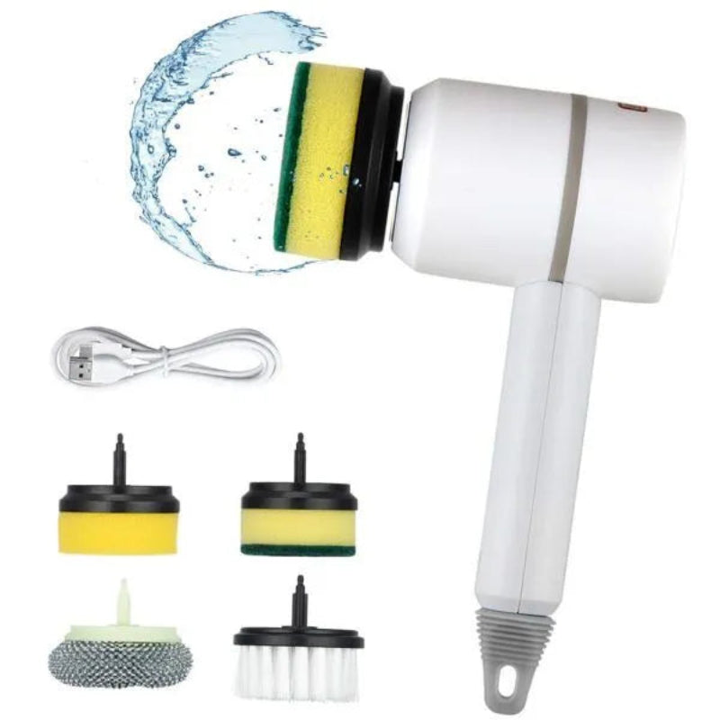 Dishwashing Sprayer - Powerful Jet, Built-In Brush & Soap Dispenser 7