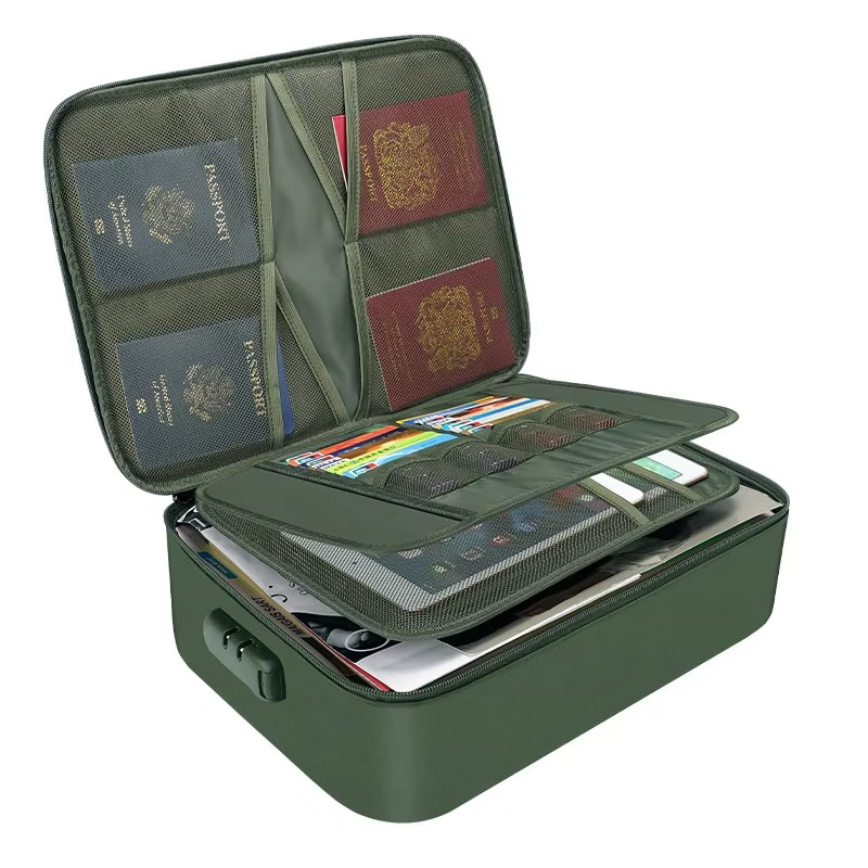Document Organizer - Fireproof & Waterproof Protection for Travel 7