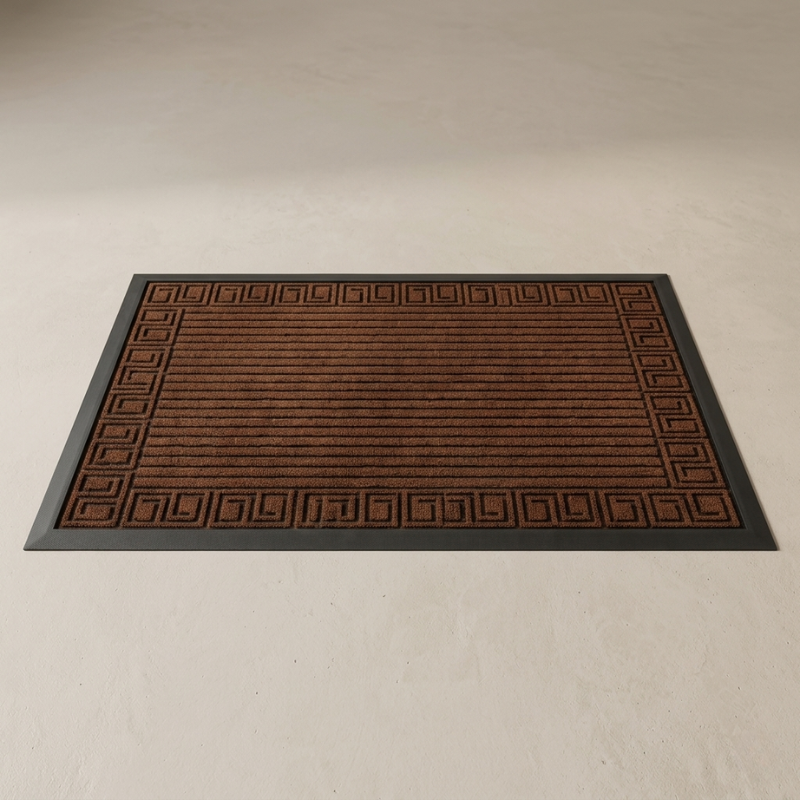 Door Mat 45 x 75 cm Rubber Polypropylene Non Slip Outdoor, Durable and Waterproof