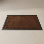 Door Mat 45 x 75 cm Rubber Polypropylene Non Slip Outdoor, Durable and Waterproof