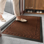 Door Mat 45 x 75 cm Rubber Polypropylene Non Slip Outdoor, Durable and Waterproof 1