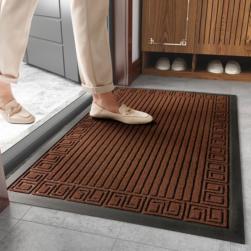 Door Mat 45 x 75 cm Rubber Polypropylene Non Slip Outdoor, Durable and Waterproof 1