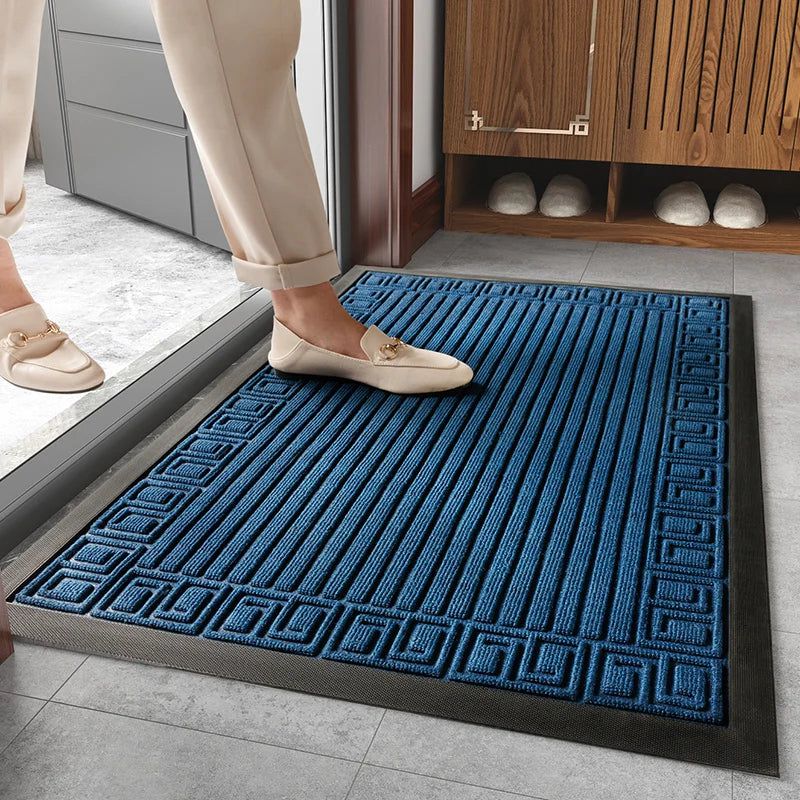 Door Mat 45 x 75 cm Rubber Polypropylene Non Slip Outdoor, Durable and Waterproof 2