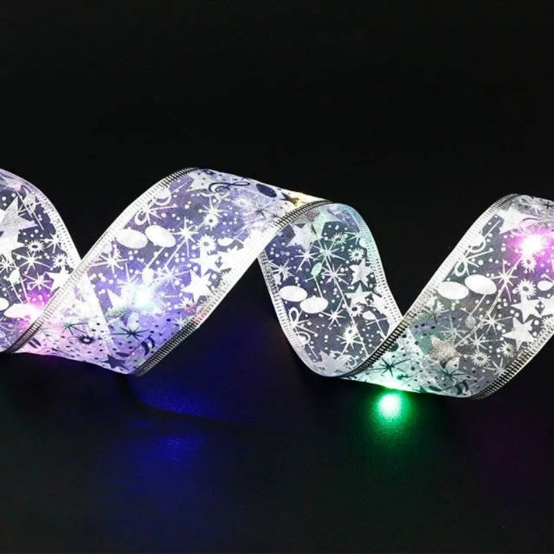Double-Layer Warm White LED String Lights, 10m Copper Wire for Indoor Christmas Tree Decoration 3