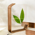 Double-Sided Acrylic Wood Photo Frame - Stylish & Versatile Display 1
