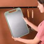 Double-Sided Stainless Steel Cutting Board - Hygienic & Versatile Food Prep 5