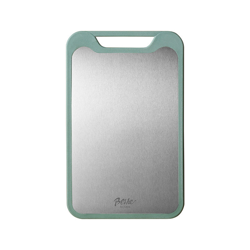 Double-Sided Stainless Steel Cutting Board with Non-Slip Edges – Reversible Chopping Board for Safe Food Preparation 6