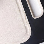 Dual-Sided Cutting Board with Stainless Steel and Rice Husk Surfaces for Hygienic Food Preparation – Durable, Non-Porous, Knife-Friendly 2