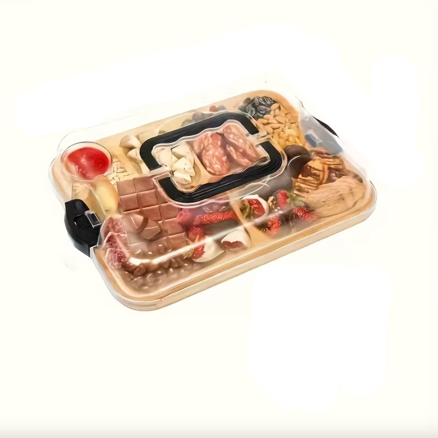 Eco-Friendly Bamboo Charcuterie Board - Perfect Meat and Cheese Platter 5