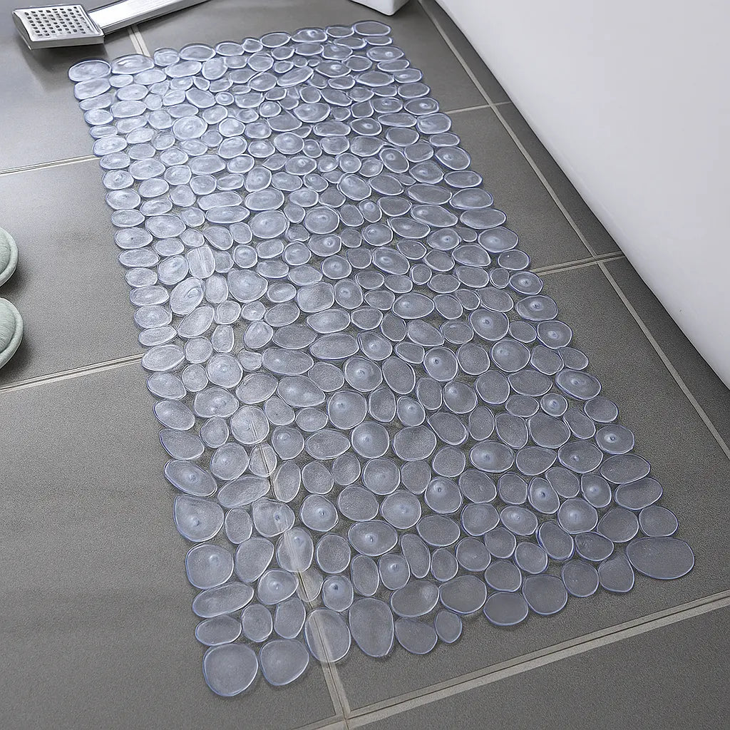 Eco-Friendly Non-Slip Bath Mat with Natural Pebble Design – 35×16 Shower Mat for Safe and Relaxing Bathroom Experience 10