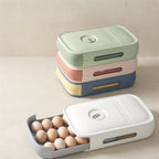 Egg Storage Box Stackable Kitchen Egg Organizer