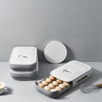 Egg Storage Box Stackable Kitchen Egg Organizer 8