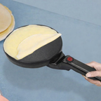 Electric Crepe Maker Non Stick Cooking Surface Cool Touch Handle Compact Portable Design 03