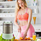 Electric Grain Mill Grinder - Double-Layer Grinding for Fine Results 7