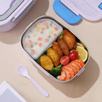 Electric Lunch Box 1.5 L 60W Self Heating Portable with Car and Home Adapter 3