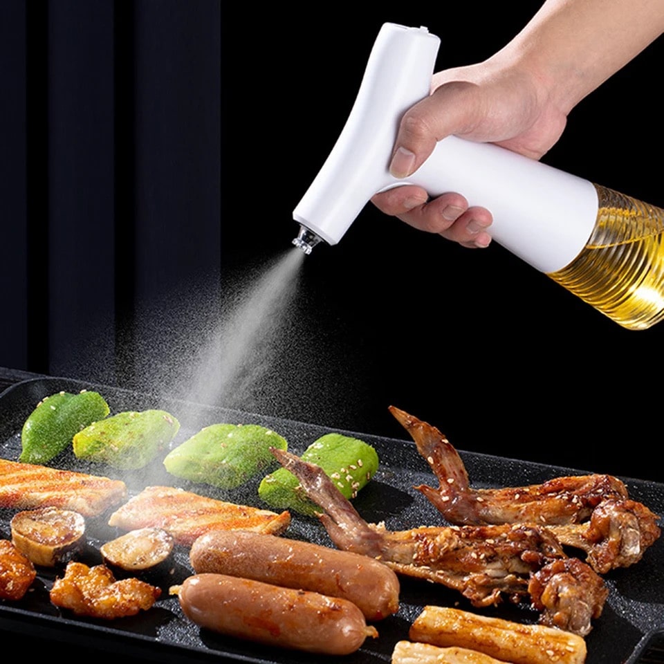 Electric Oil Dispenser Bottle - Precise 2-in-1 Spray & Mist Control 2