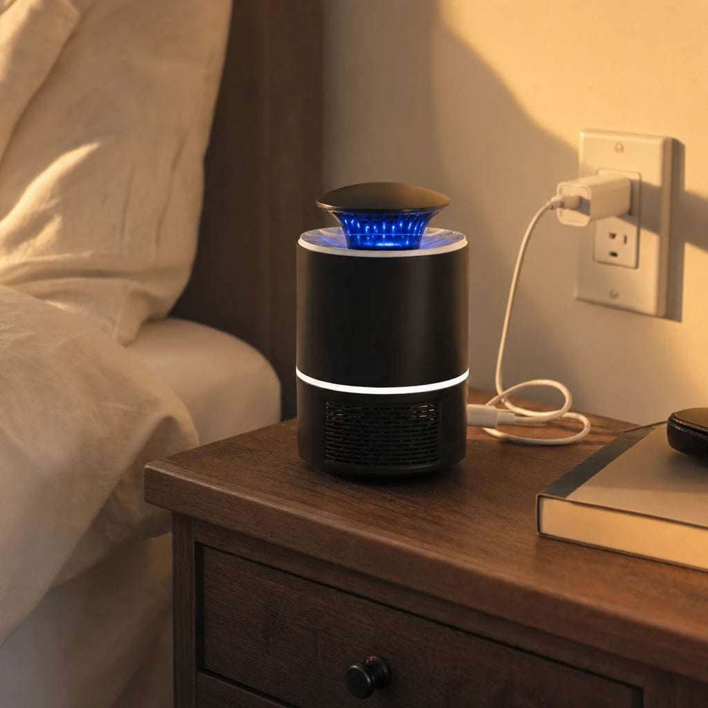 Electric USB Mosquito Trap Lamp - Silent UV Insect Control & Easy Clean 1