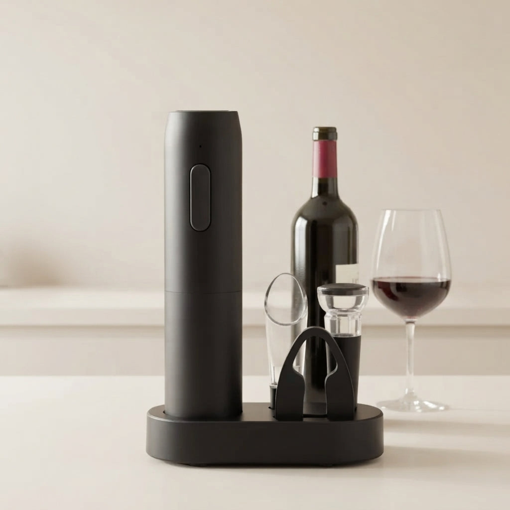 Electric Wine Opener Set Rechargeable 4 in 1 Plastic 1