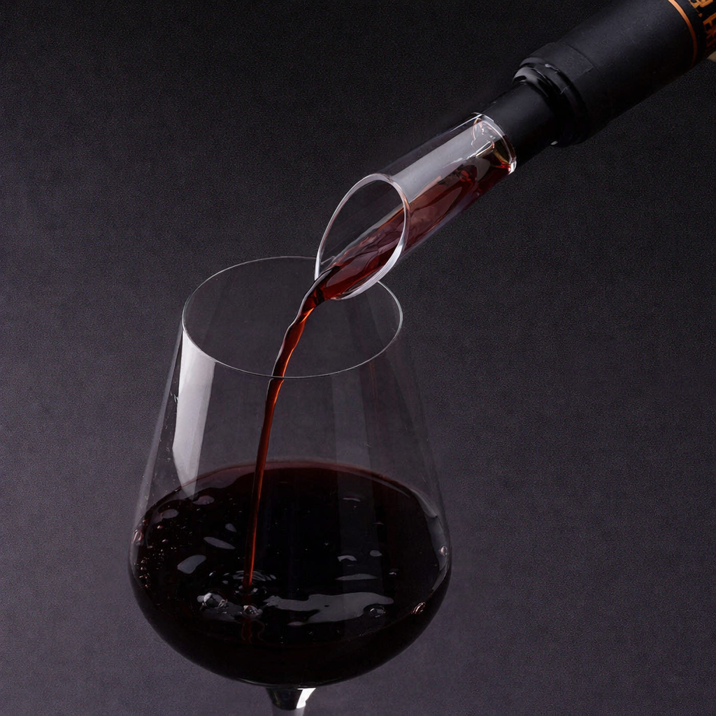 Electric Wine Opener Set Rechargeable Plastic and Stainless Steel with Pourer and Stopper 4