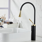 Elegant Bathroom Sink Faucet with Swivel Design and Waterfall Effect – Modern Fixture for Stylish Bathrooms 2