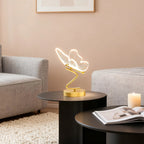 Elegant Butterfly Table Lamp – Rechargeable Cordless Design with Adjustable Lighting for Bedroom or Nightstand 3