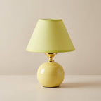 Elegant Ceramic Table Lamp for Living Room or Bedroom – Compact LED Bedside Lighting