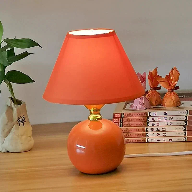 Elegant Ceramic Table Lamp for Living Room or Bedroom – Compact LED Bedside Lighting 3