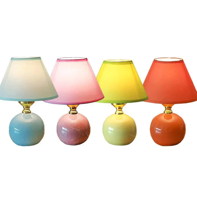 Elegant Ceramic Table Lamp for Living Room or Bedroom – Compact LED Bedside Lighting 5