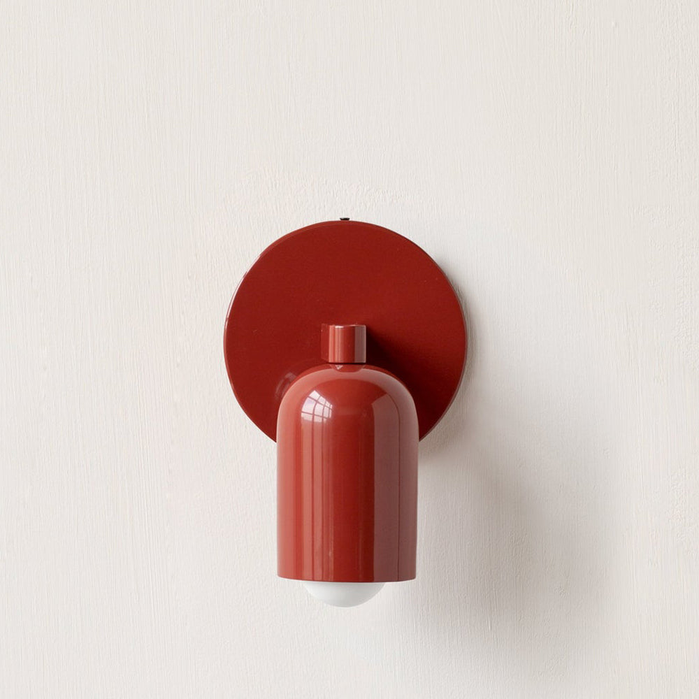 Elegant Stained Glass Wall Sconce - Minimalist Design for Indoor Spaces 2