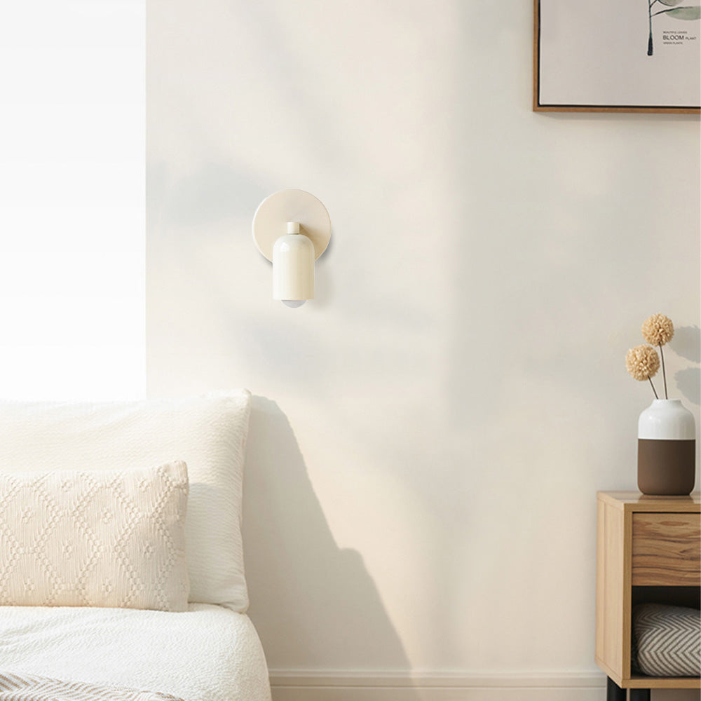 Elegant Stained Glass Wall Sconce - Minimalist Design for Indoor Spaces 7