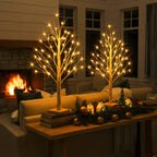 Enchanted Birch Tree Light with Warm Ambient Glow 3