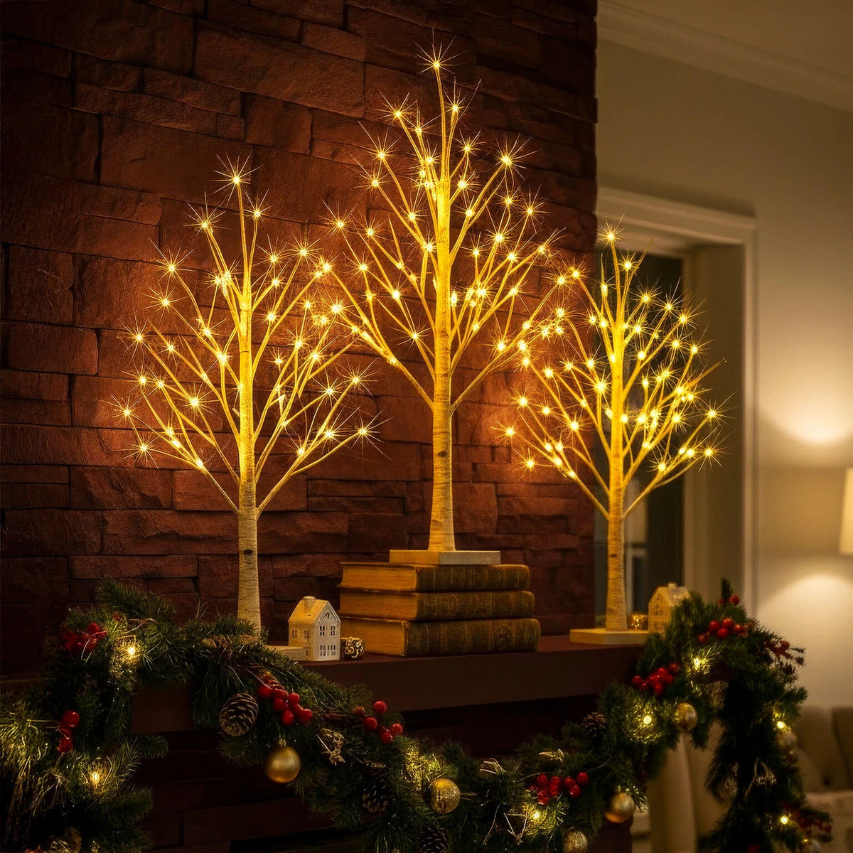 Enchanted Birch Tree Light with Warm Ambient Glow 6