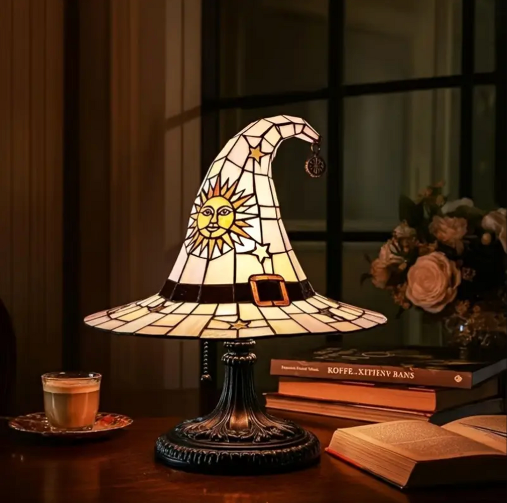 Enchanted Glow Lamp - Handcrafted Stained Glass Accent Light 5