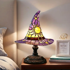 Enchanted Glow Lamp - Handcrafted Stained Glass Accent Light 6