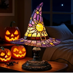 Enchanted Glow Lamp - Handcrafted Stained Glass Accent Light 7