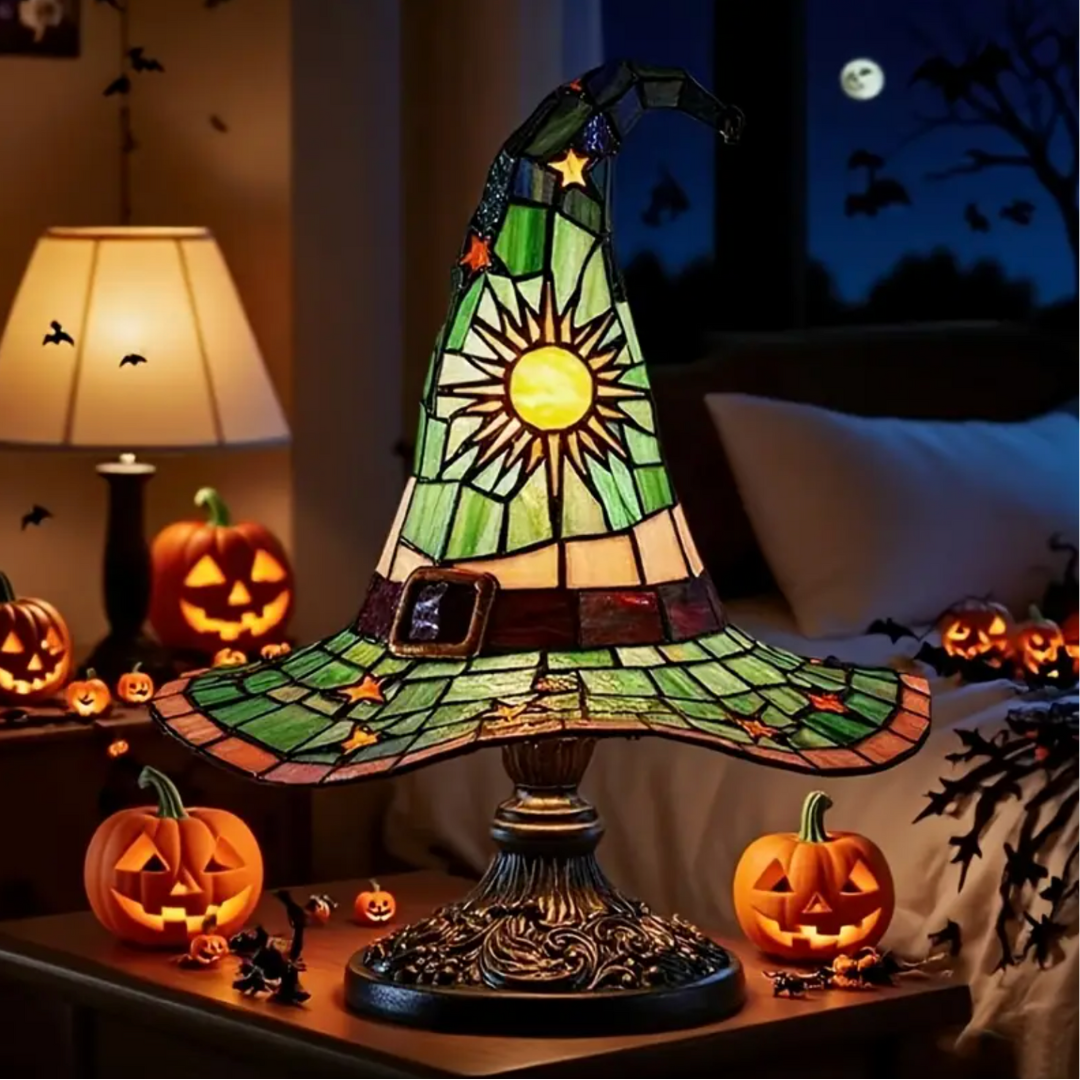Enchanted Glow Lamp - Handcrafted Stained Glass Accent Light 8