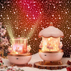 Enchanted Star Projector Night Light with 12 Image Templates, Adjustable Brightness, 360° Rotation, and Built-in Music Function 2