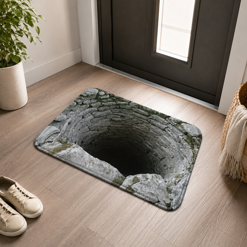Endless Abyss 3D Optical Illusion Doormat - Non-Slip Indoor Welcome Mat 7