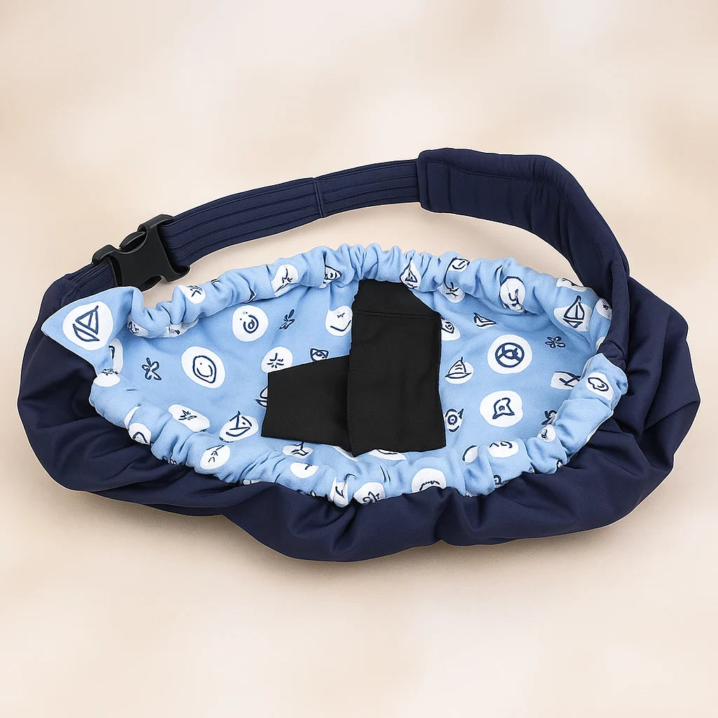 Ergonomic Baby Carrier - Comfortable Cotton Straps for Secure Baby Holding 0