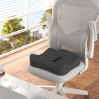 Ergonomic Memory Foam Seat Cushion - Lower Back Support & Non-Slip Design 7