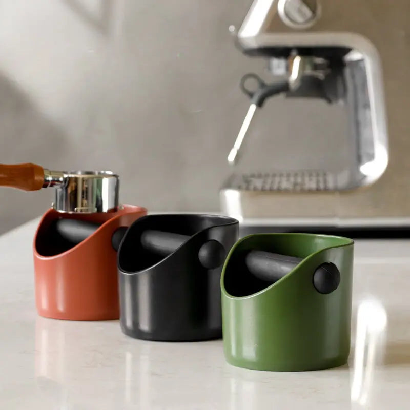 Espresso Knock Box - Removable Knock Bar & Non-Slip Base for Easy Use 1
